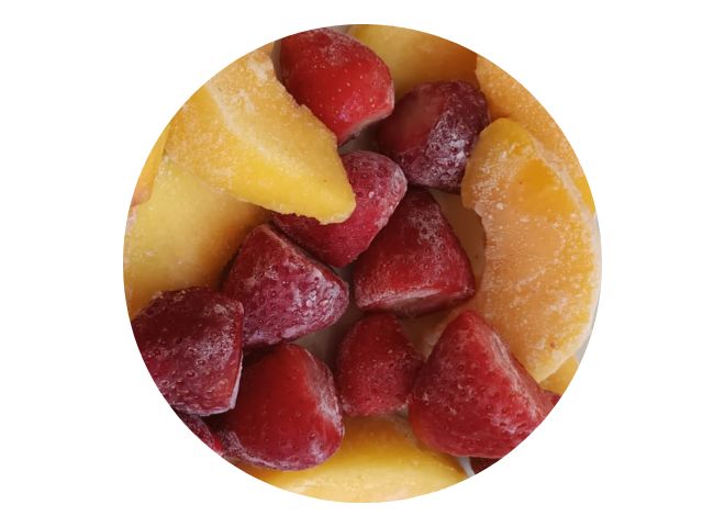 Smoothie Frutilla y Durazno 5 bolsitas de 150 gramos c/u